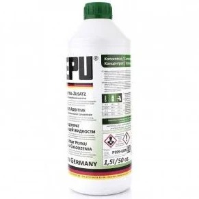 Антифриз HEPU Coolant G11 концентрат зеленый 1,5л P999-GRN