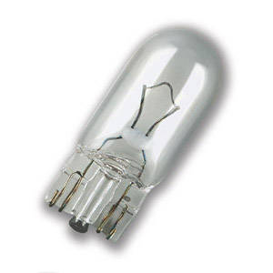 Лампа 12-5 (бесцокольная щитковая) LYNXauto W5W W2.1X9.5D L12805 Япония