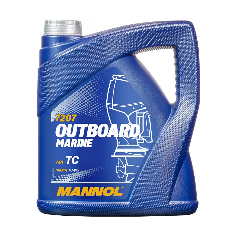 Масло присадка 2-х тактное MANNOL Outboard Marine 7207 2Т п/синт 4л