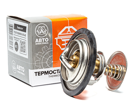Термостат AVTOELECTRICA ТС107-1306100-05 82С КАМАЗ, ГАЗ-2410, 3302, ЗИЛ-4331, А-01, ЯМЗ-534
