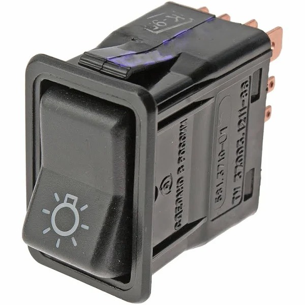 Выключатель габаритов, главного света ВАЗ, УАЗ, ИЖ, ПАЗ 12В AVTOELECTRICA 581.3710