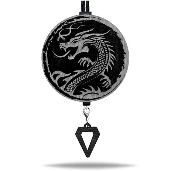 Подвеска «Инь Янь» в черно-белом цвете