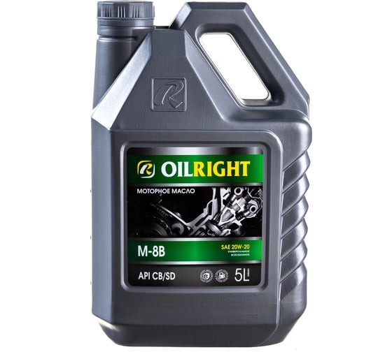 Масло моторное OILRIGHT М-8В  5л 2484