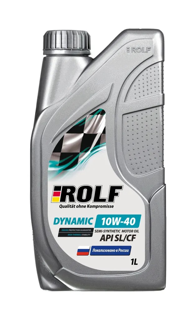 Масло моторное ROLF Dynamic 10W40 п/синт.  1л 322674