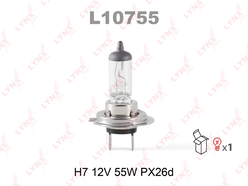 Лампа Н7 12-55 LYNXauto L10755 Япония