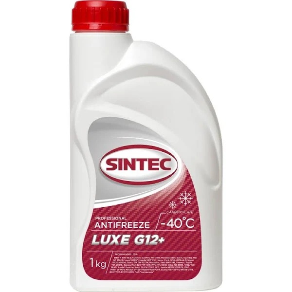 Антифриз SINTEC G12 LUX красный  1кг 613500