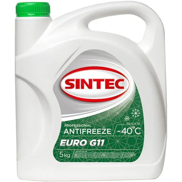 Антифриз SINTEC G11 EURO зеленый  5кг 990554