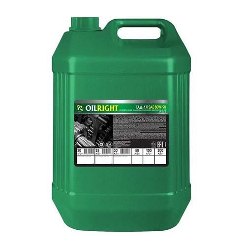 Масло трансмиссионное OILRIGHT ТАД-17 (ТМ5-18) 20л 2483