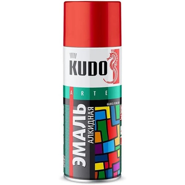 Краска KUDO красная 520мл KU-1003