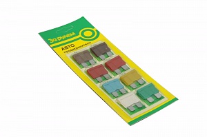 Предохранители плоские (набор) 5-30А 8шт ЗА РУЛЕМ 59268