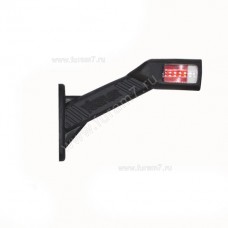 Фонарь габаритный на резиновой ножке (красный-белый) три цвета L=180мм LED 12-24В YP-144