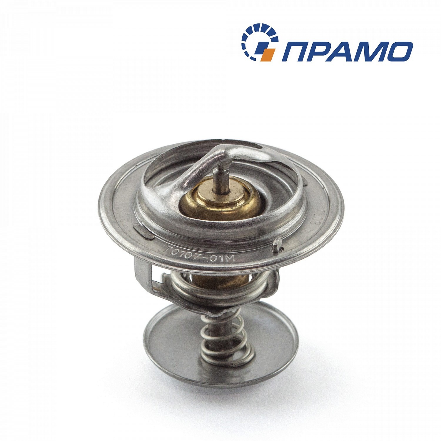 Термостат ПРАМО ТС-107.1306100-01М 80С ГАЗ 24, ГАЗ 3102, ГАЗ 3110, УАЗ 3151, КАМАЗ-5320,4310 с дв КАМАЗ-740