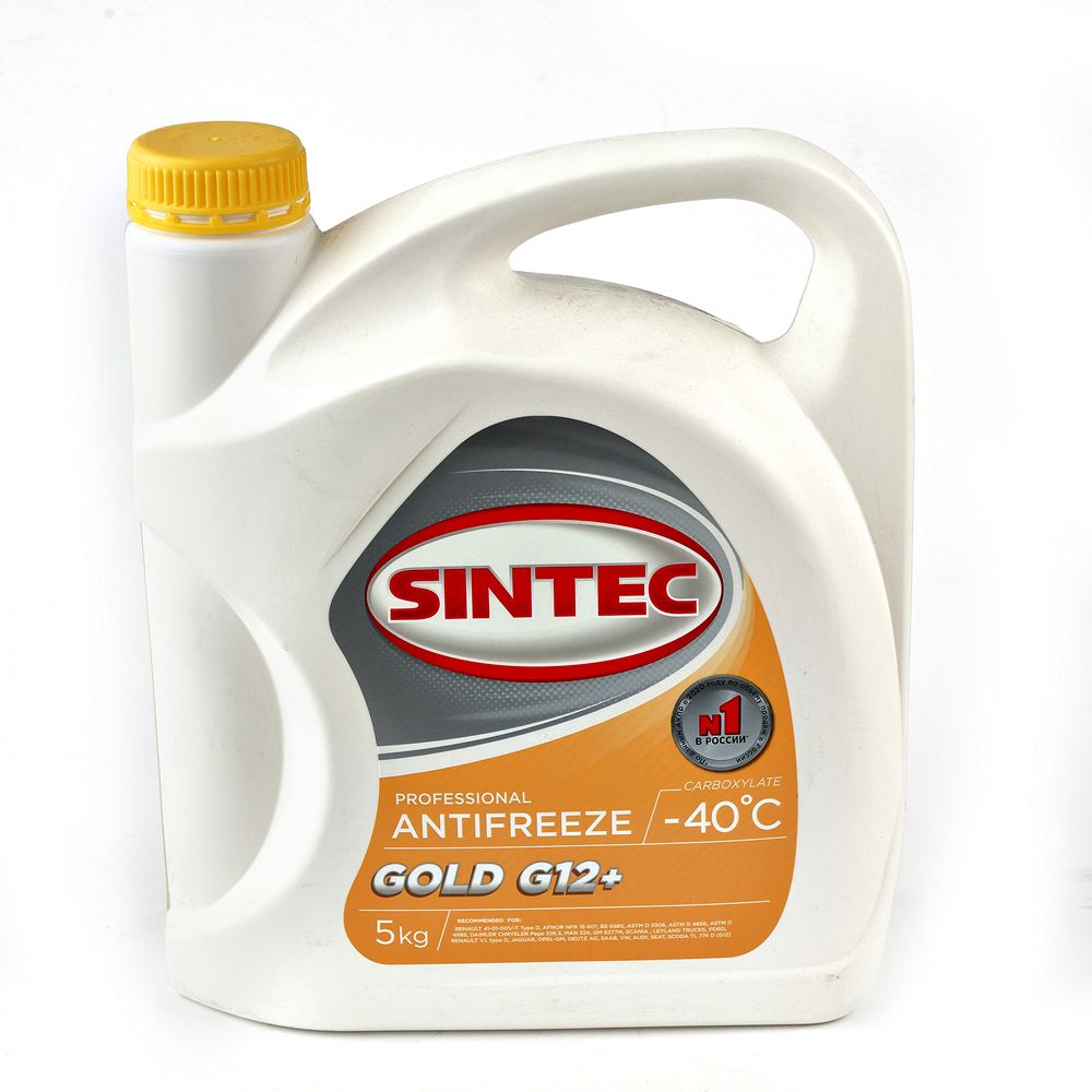 Антифриз SINTEC G12 GOLD желтый  5кг