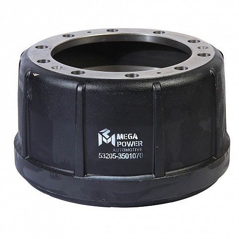 Барабан тормозной КАМАЗ-ЕВРО MEGAPOWER 350-32-027 аналог 53205-3501070
