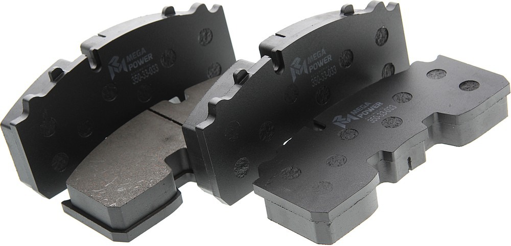 Колодки тормозные BPW дисковые (с выточкой под датчик АБС,KNORR SB3745) (211x93x30) к-к4шт MEGAPOWER 350-33-033, 29165/ 29306, 2930601