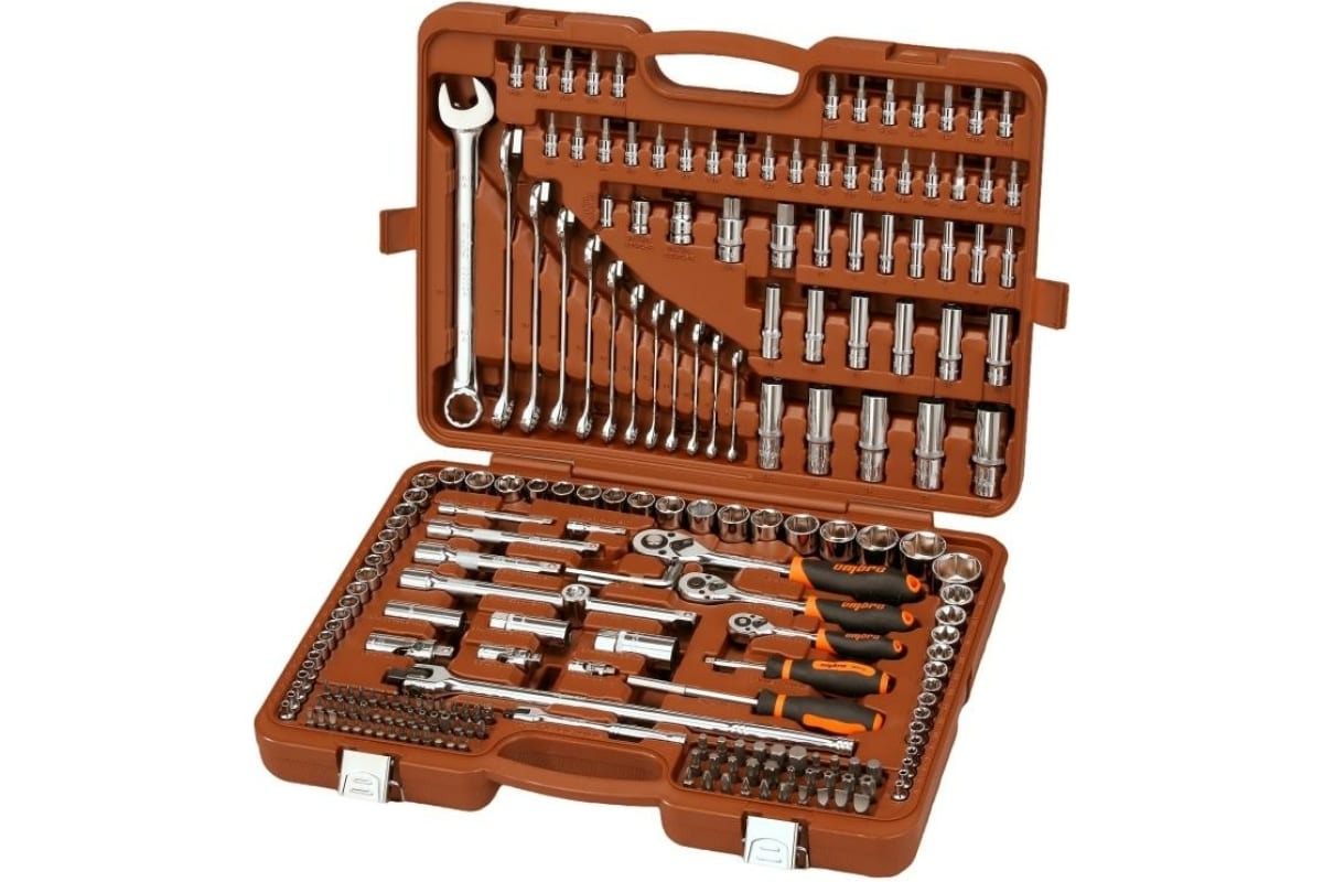 Набор инструмента OMBRA OMT216S 216 предметов 1/4", 3/8", 1/2"DR