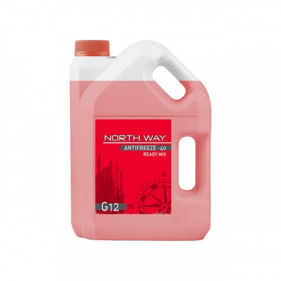 Антифриз NORTH Way -40 G12 красный 3кг 10508