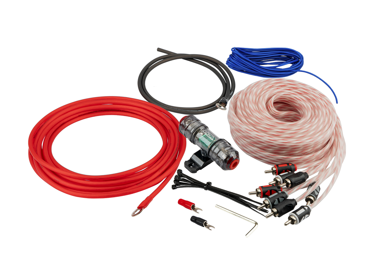 Комплект для подключения 4х канального усилителя 4х10AWG AURA AMP-1410