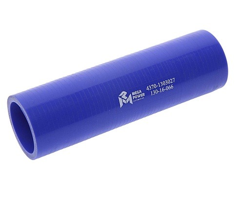 Патрубок радиатора МАЗ нижний Ø=42 L=170мм СИЛИКОН MEGAPOWER 130-16-066, 4370-1303027