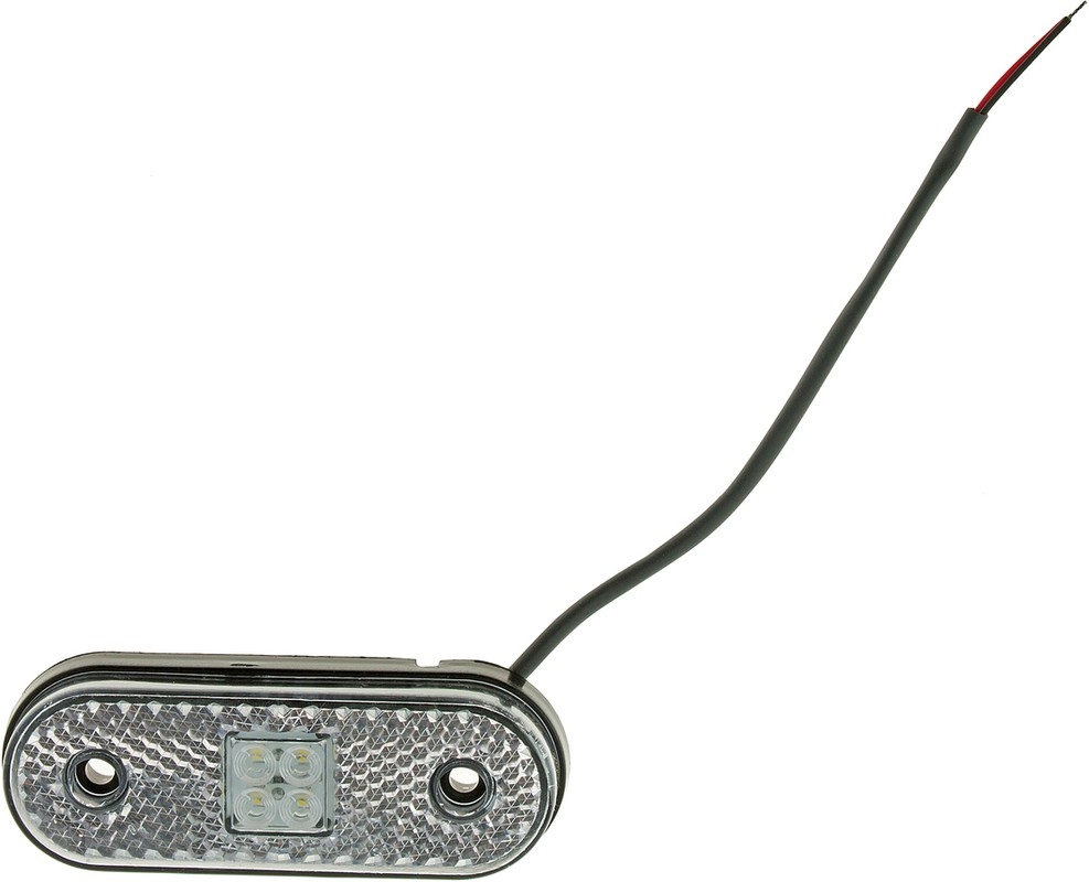 Фонарь габаритный белый 12-24В 4LED (аналог MAN) ТЕХАВТОСВЕТ 100-01