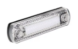 Фонарь габаритный белый 24В контурный ТЕХАВТОСВЕТ 162-01-LED-N
