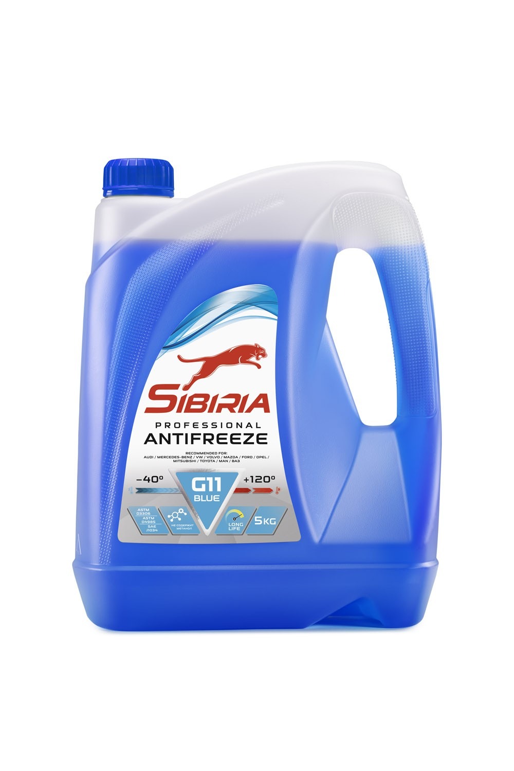 Антифриз SIBIRIA G12 синий 10кг 745859