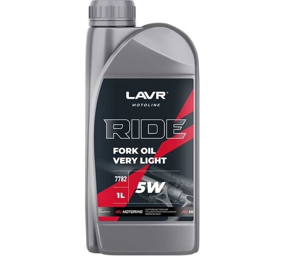 Масло вилочное LAVR RIDE Fork oil 5W MOTO 1л Ln7782