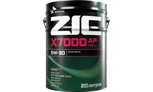 Масло моторное ZIC X7000 Diesel 5W-30 20л 92605