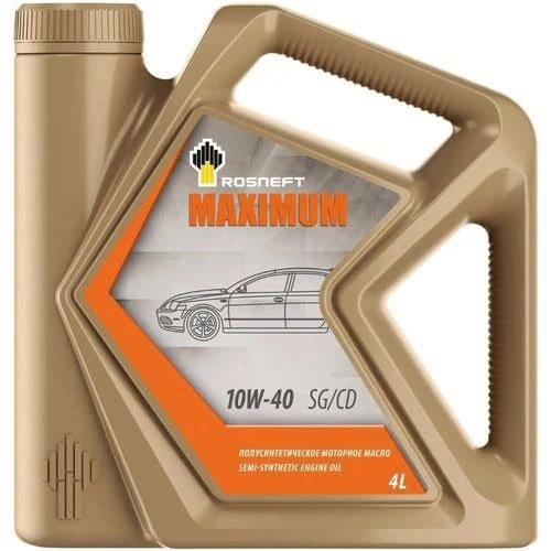 Масло моторное РОСНЕФТЬ Maximum 10W-40 SL/CF п/синт. 4л