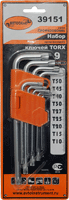 Набор шестигранников TORX (звездочка, 9шт) с отверстием АВТОДЕЛО 39151