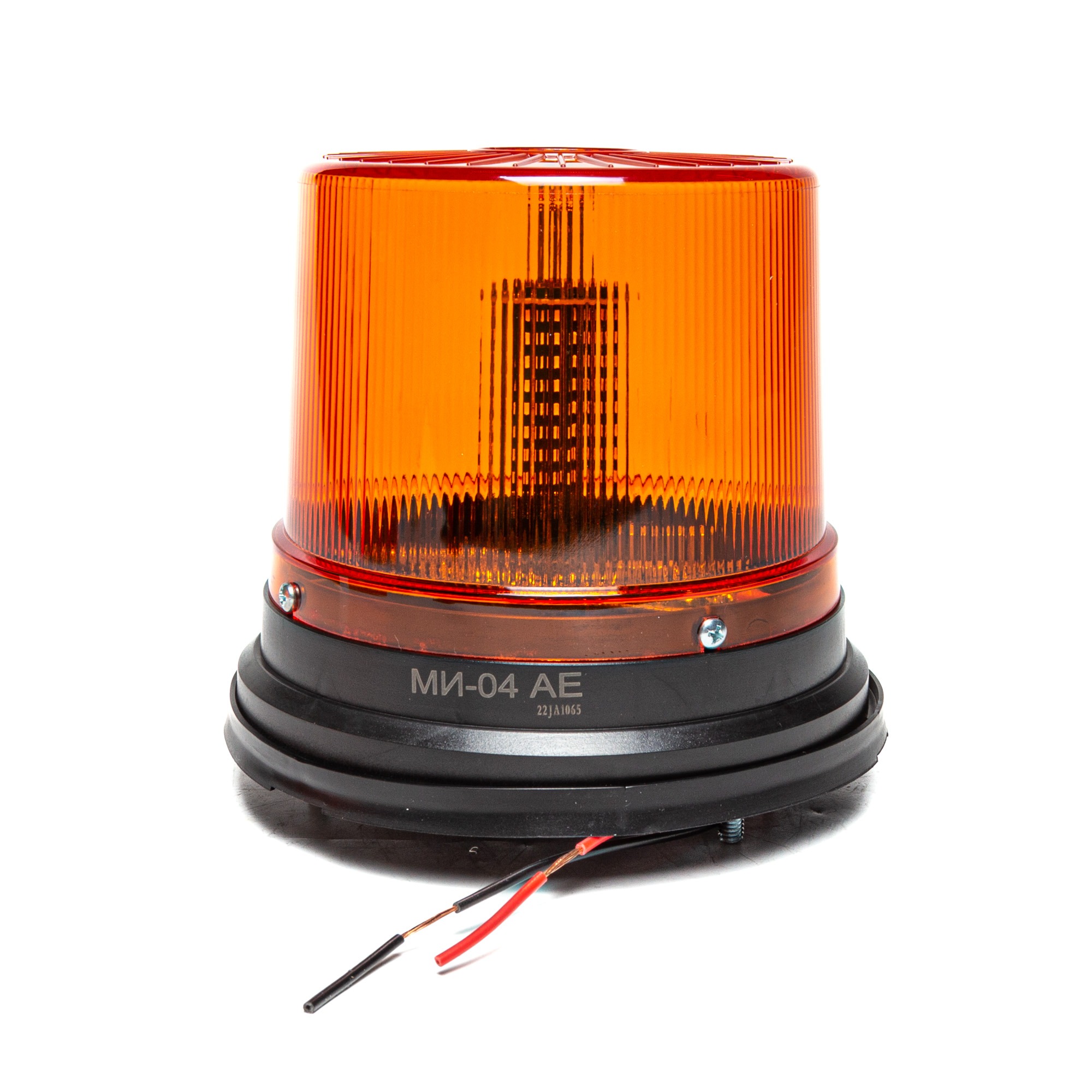 Маяк импульсный 12/24В (48 светодиодов) (3 режима) стационарный желтый AVTOELECTRICA МИ-04 AE