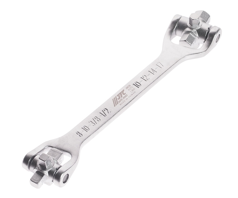 Ключ для маслосливных пробок 8 в 1 (S8,S10,S3/8",S1/2",H10,H12,H14,H17) JTC  JTC-JW0709
