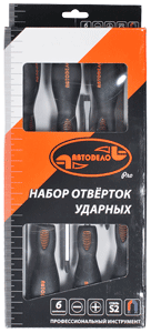Набор отверток 6шт Professional АВТОДЕЛО 39576