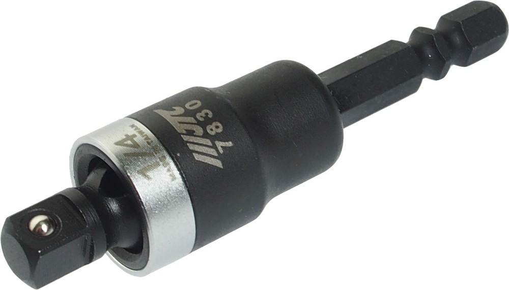 Адаптер 1/4"х1/4" (6.35мм) карданный под шуруповерт JTC JTC-7830
