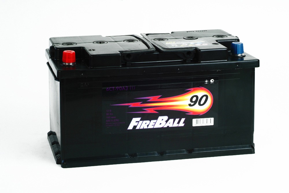 АКБ  90 FIRE BALL п/п 780А 353х175х190 590119020
