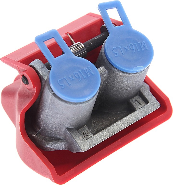 Головка соединительная M16х1,5 EBS (под 2 шланга без клапанов Duo-Matic) 90011012