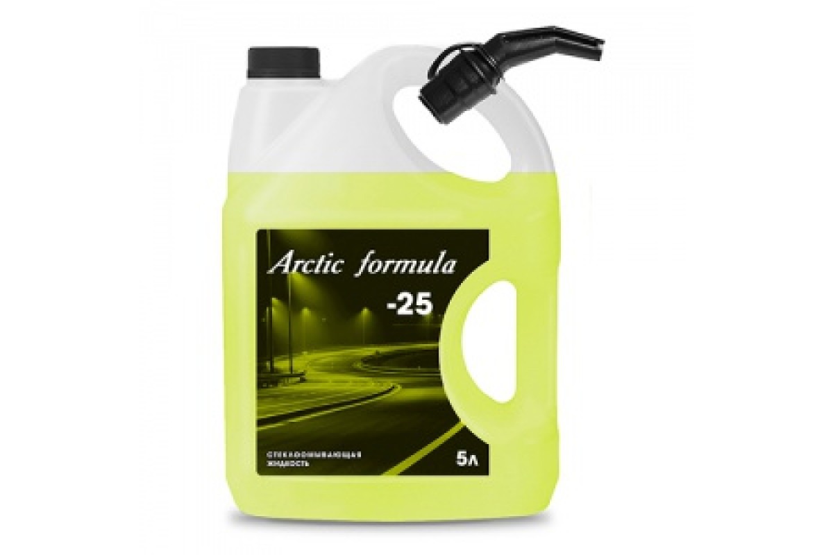 Стеклоомывающая жидкость (зима-25) ARCTIC Formula 5л