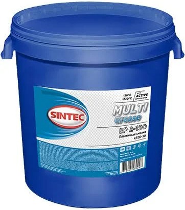 Смазка централизованная SINTEC MULTI GREASE EP 2-150 синяя 18кг 80503