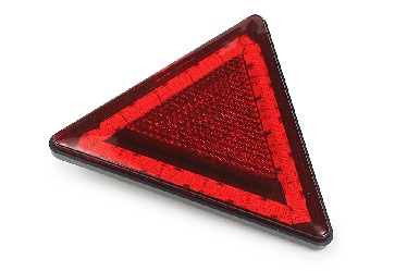 Катафот треугольный LED неон с диодами (90 диодов)