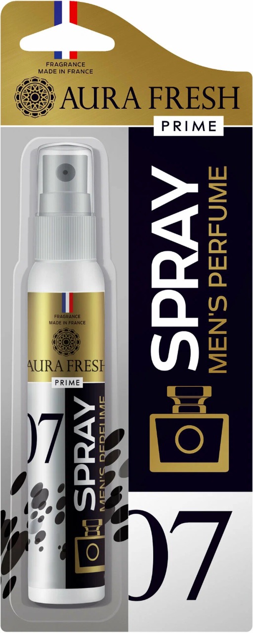 Ароматизатор спрей AURA FRESH спрей Prime Pump Spray №7 (AZZARO-WANTED) 23173