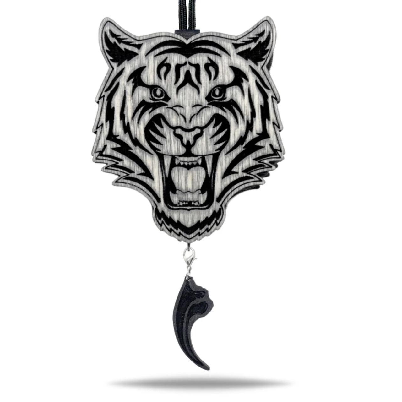 Подвеска "Тигр Шерхан" в черно-белом цвете