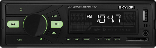 Магнитола автомобильная 1DIN 24V SKYLOR FP-124BT