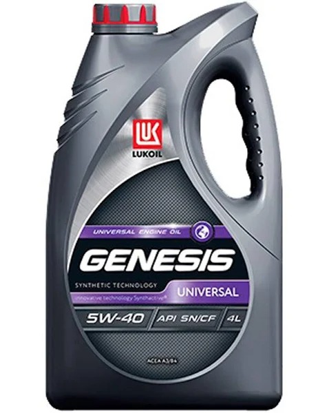 Масло моторное ЛУКОЙЛ GENESIS UNIVERSAL 5W-40 п/синт.  4л 3148631