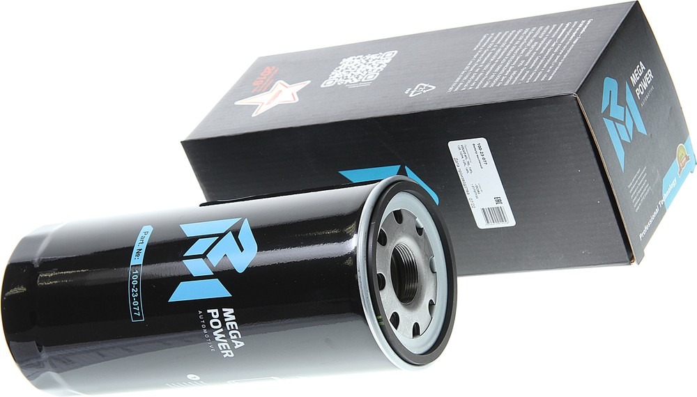 Фильтр масляный VOLVO 6FL,7FL,10FL,12F,12FH,12FL,16FL MEGAPOWER 100-23-077, OC282, 21707132