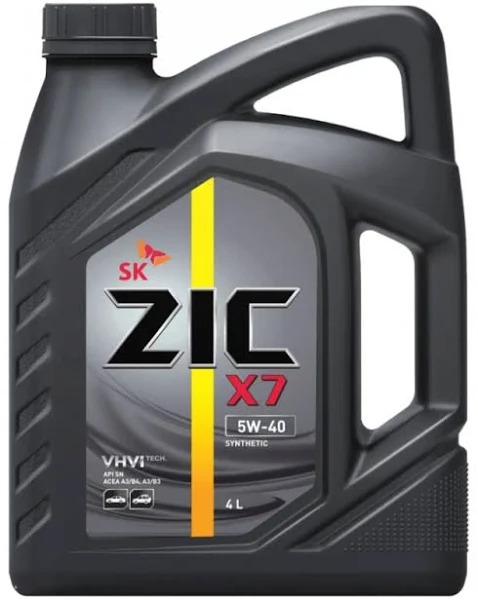 Масло моторное ZIC X7 5W40 SN/CF синт  4л 162662