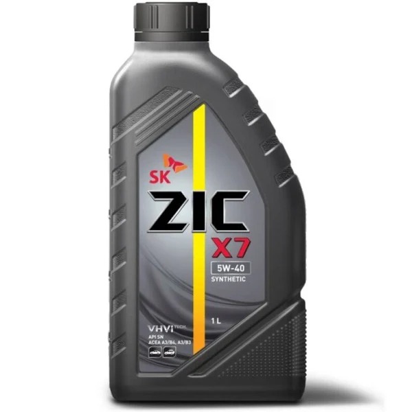 Масло моторное ZIC X7 5W40 SN/CF синт  1л 132662