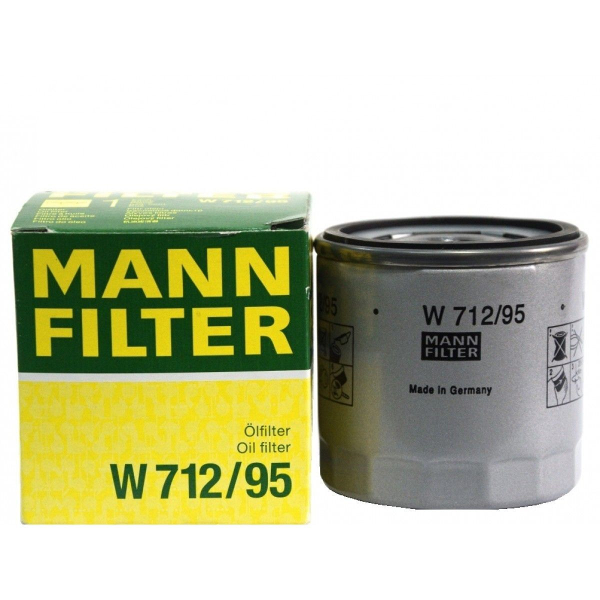 Фильтр масляный MANN W712/95