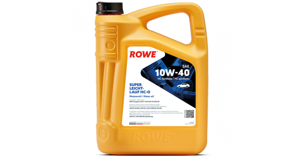 Масло моторное ROWE HIGHTEC SUPER 10W40 5л 20058005099