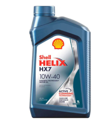 Масло моторное SHELL Helix HX7 10W40 п/синт. 1л