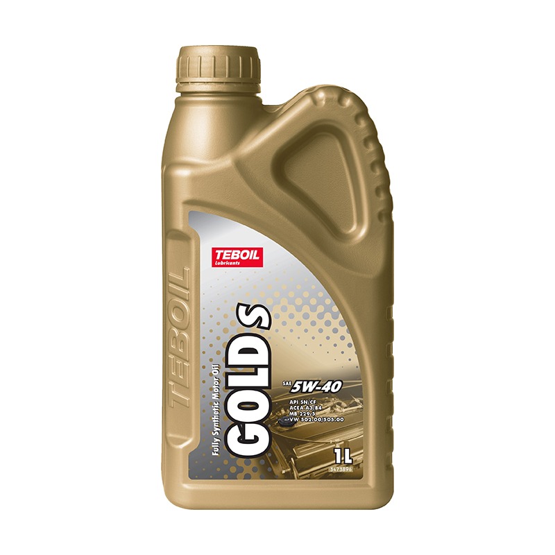 Масло моторное TEBOIL GOLD S 5W40 1л 3468028